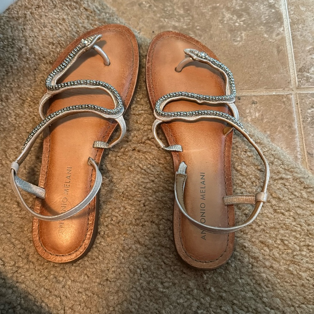 Antonio Melani snake sandal